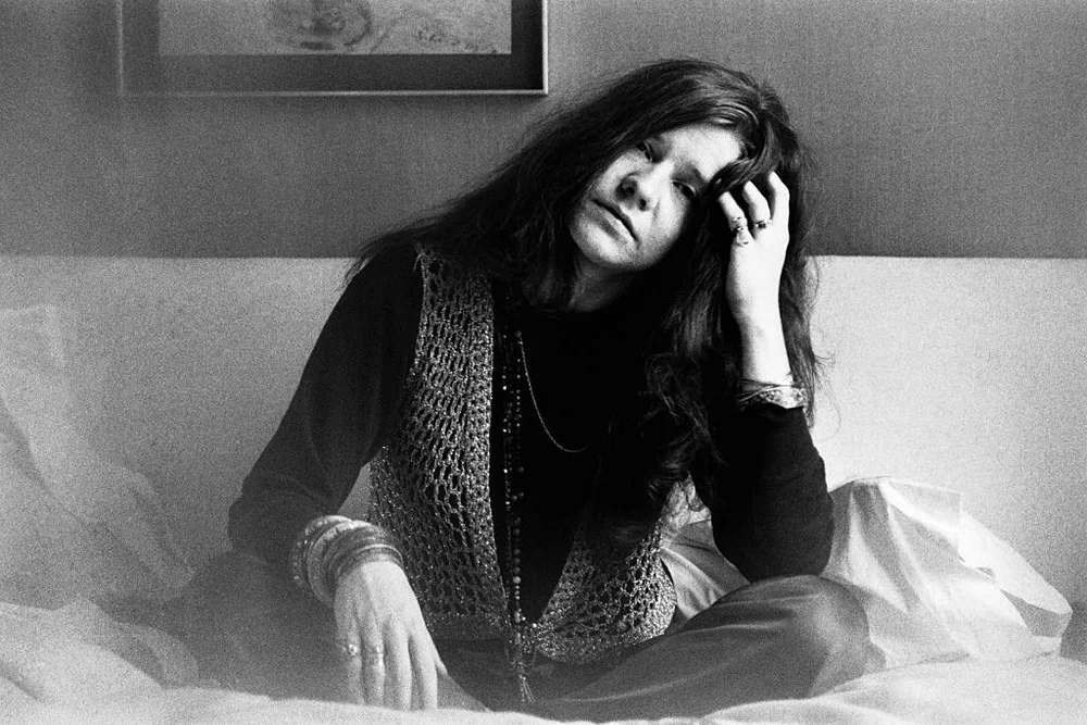 American singer Janis Joplin, in London, 1969