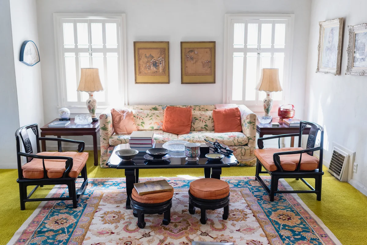 Colorfull living room home interior