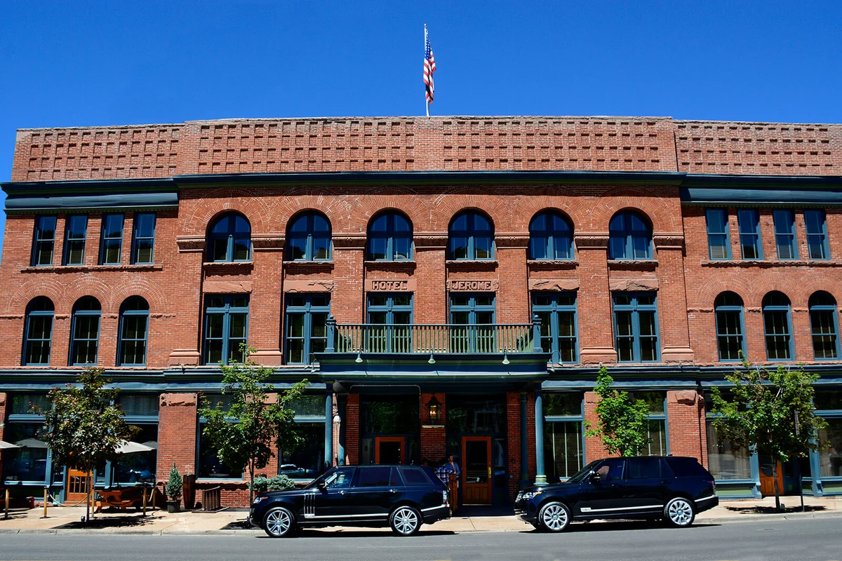 The landmark Hotel Jerome in Aspen, Colorado | Getty Editorial Use