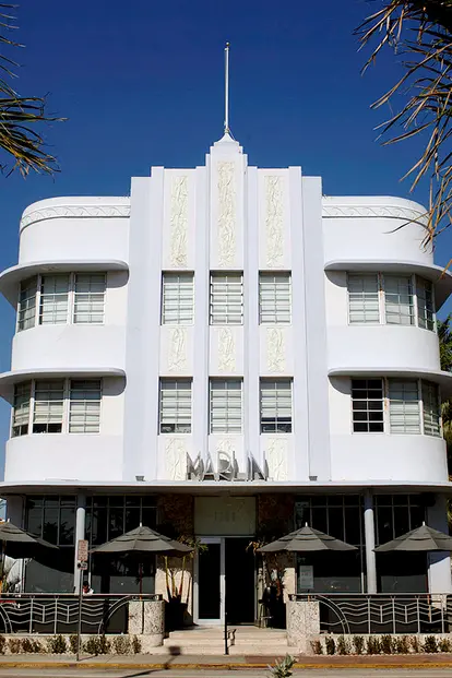 The Marlin Hotel, in South Beach, Miami Beach, Florida, USA
