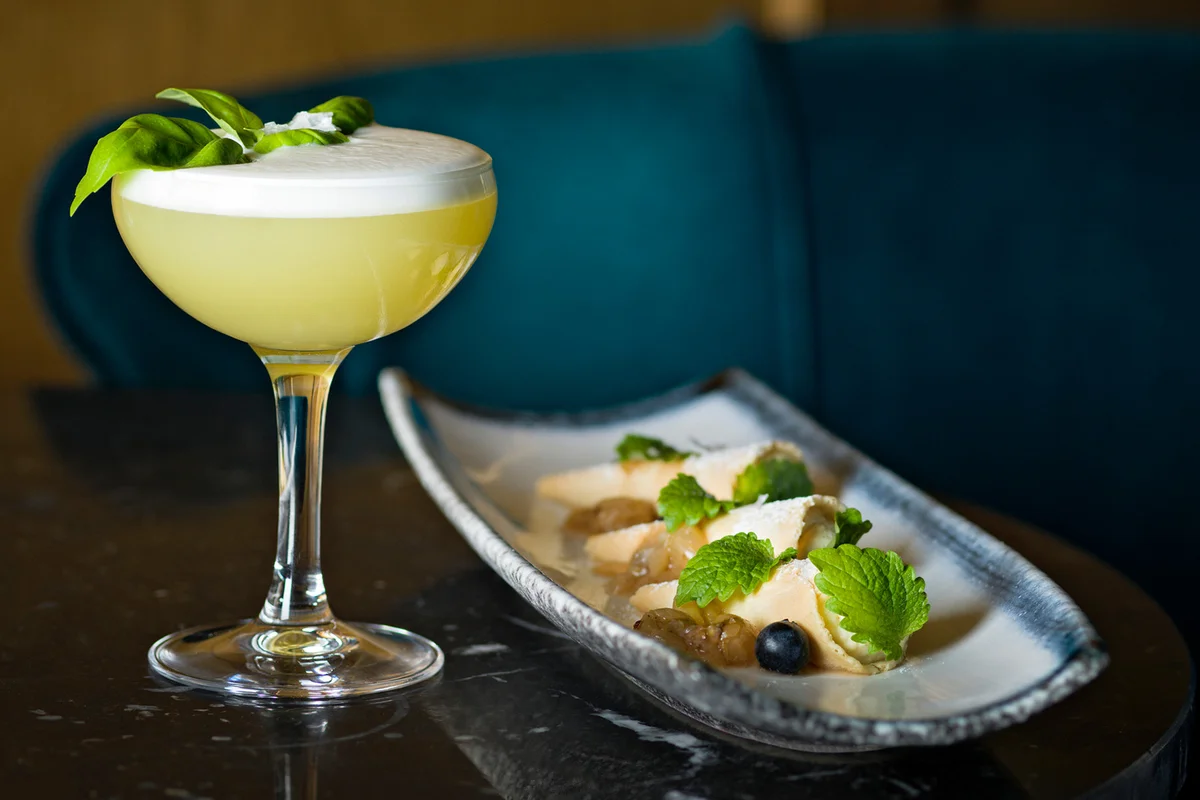 Decadent Basil Martini
