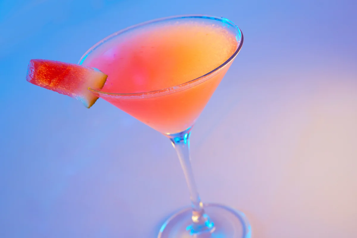 Watermelon Basil Martini