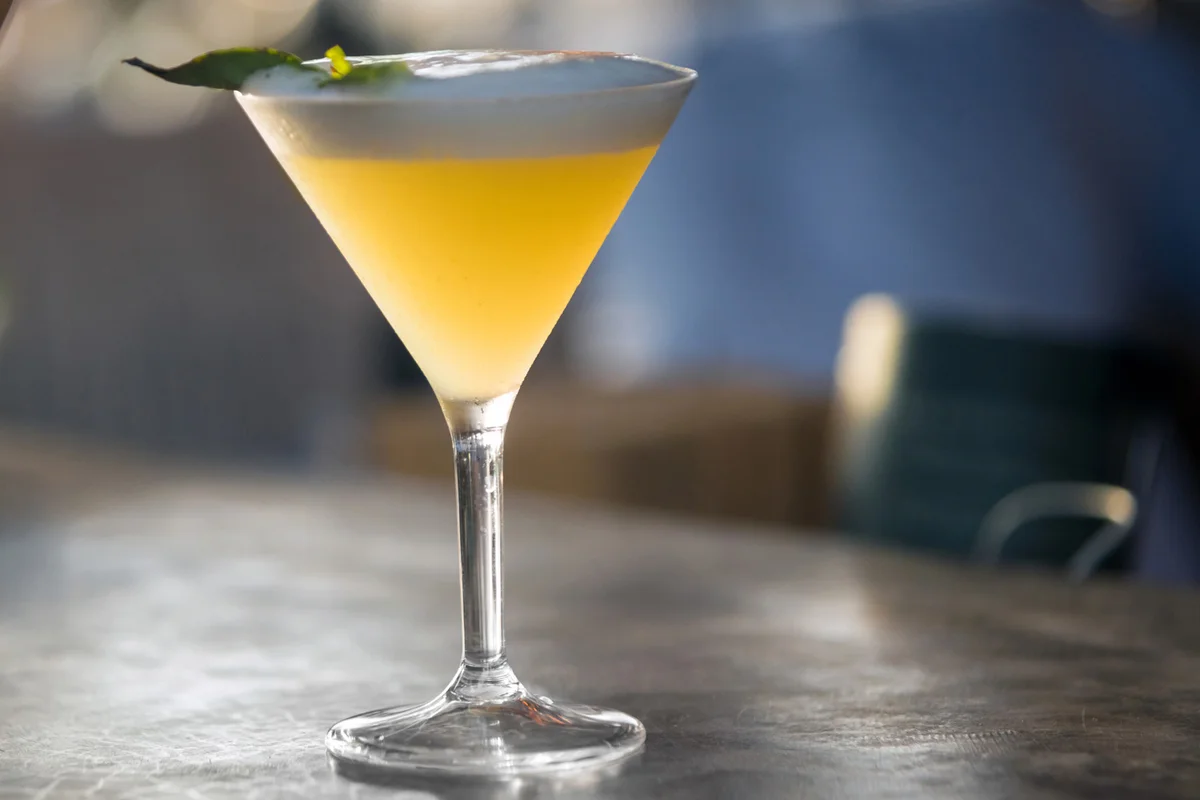 Lemon Basil Martini