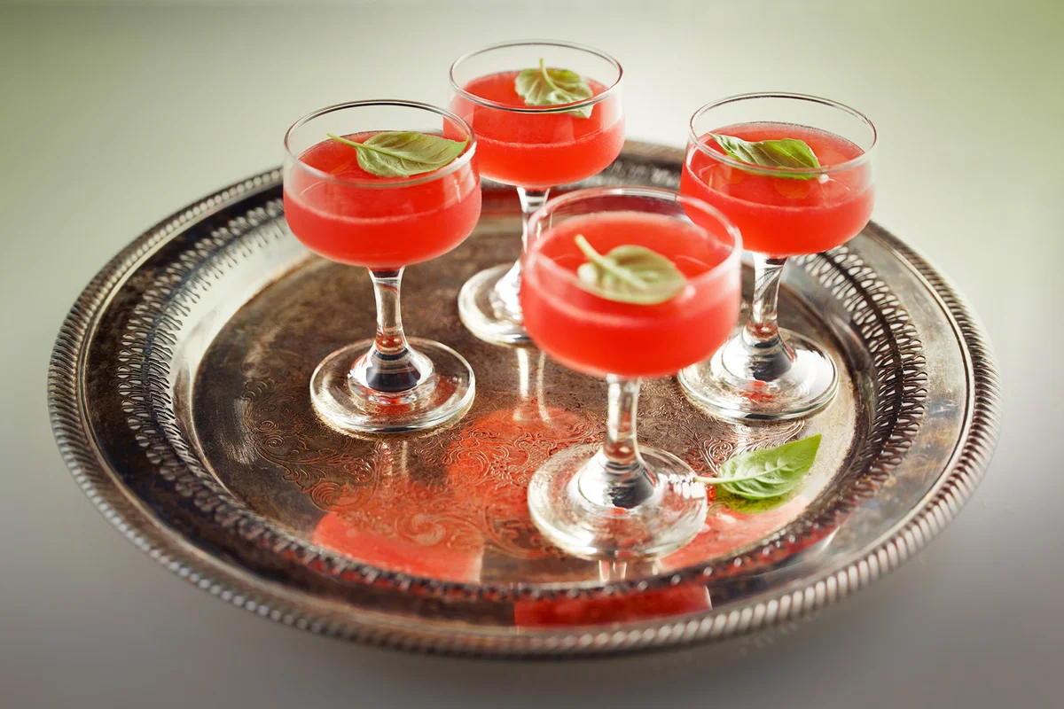 Strawberry Basil Martini