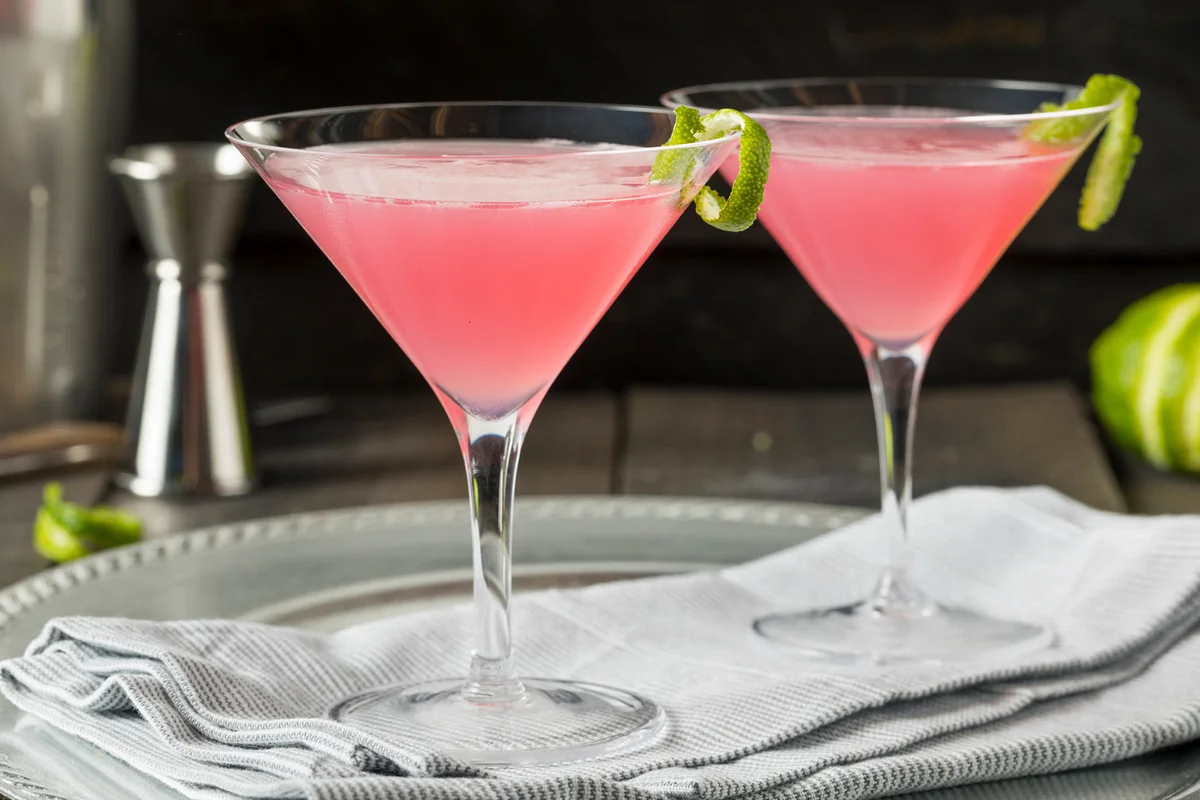 Strawberries and Cream Baileys Martini