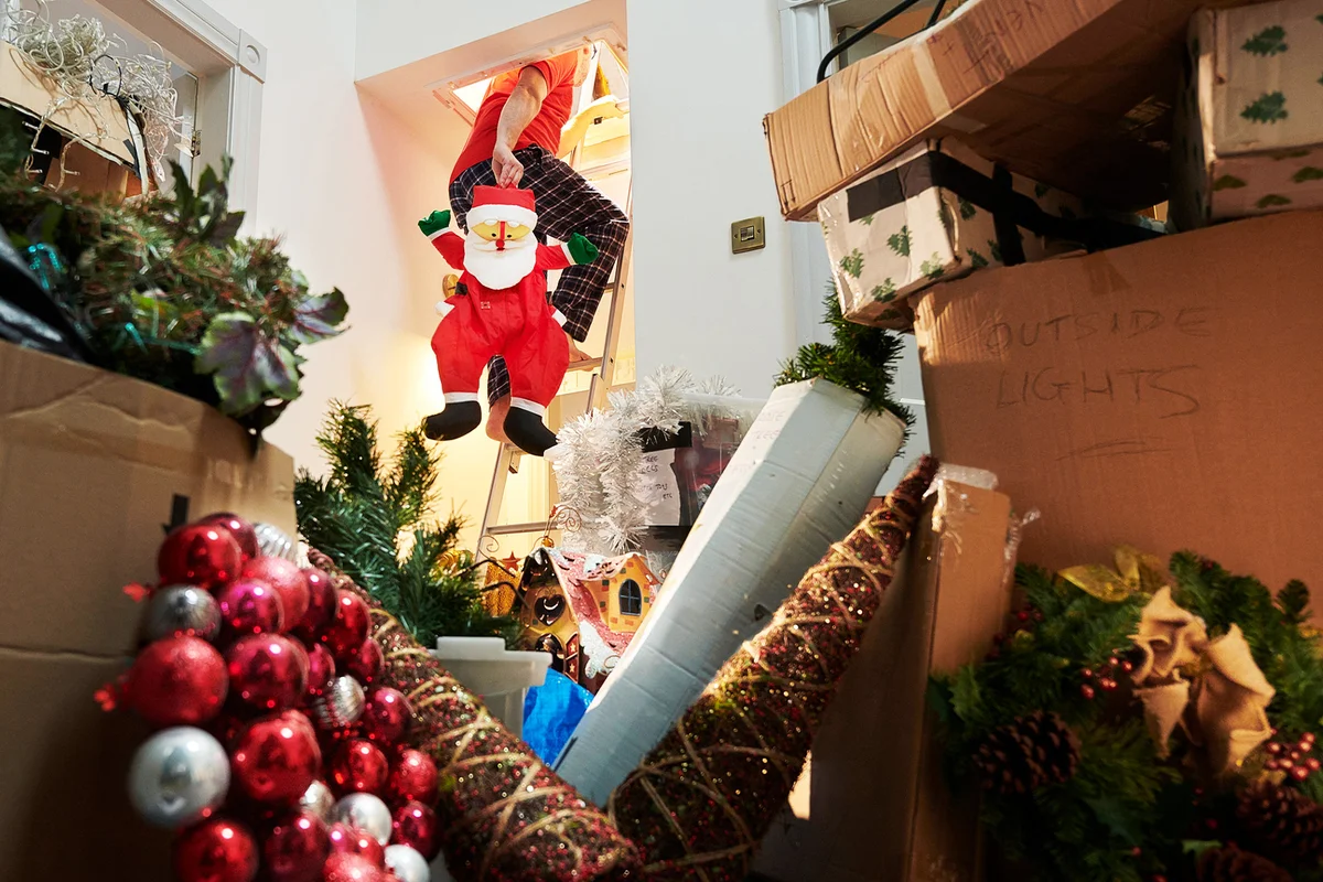 Putting christmas back in the attic