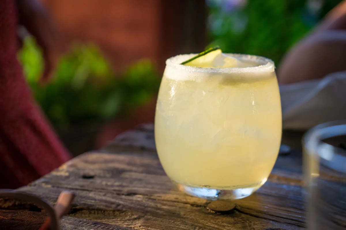 Margarita cocktail in short glass
