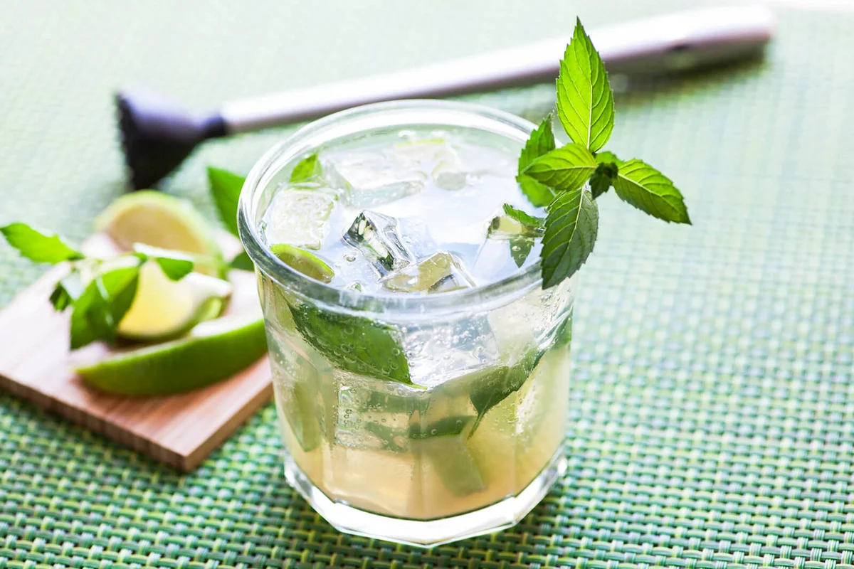 Summer Mule with Mint and Lime