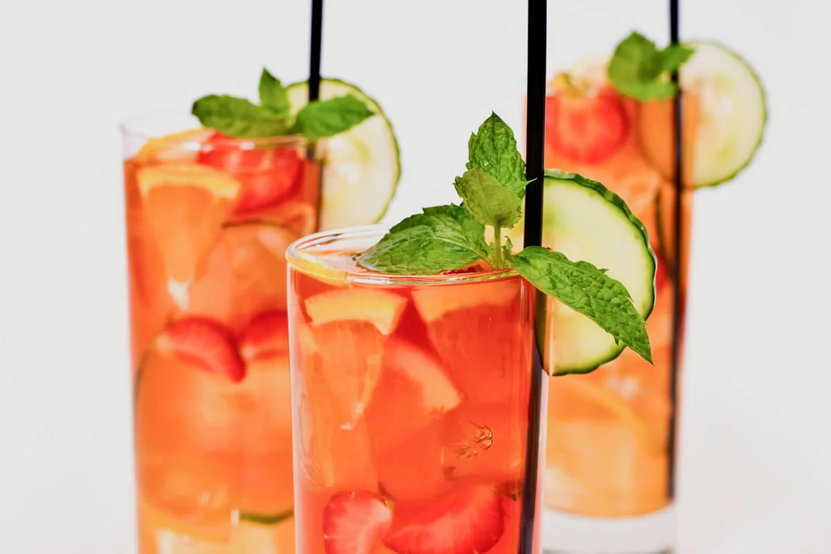Pimm's Cup Summer Cocktail