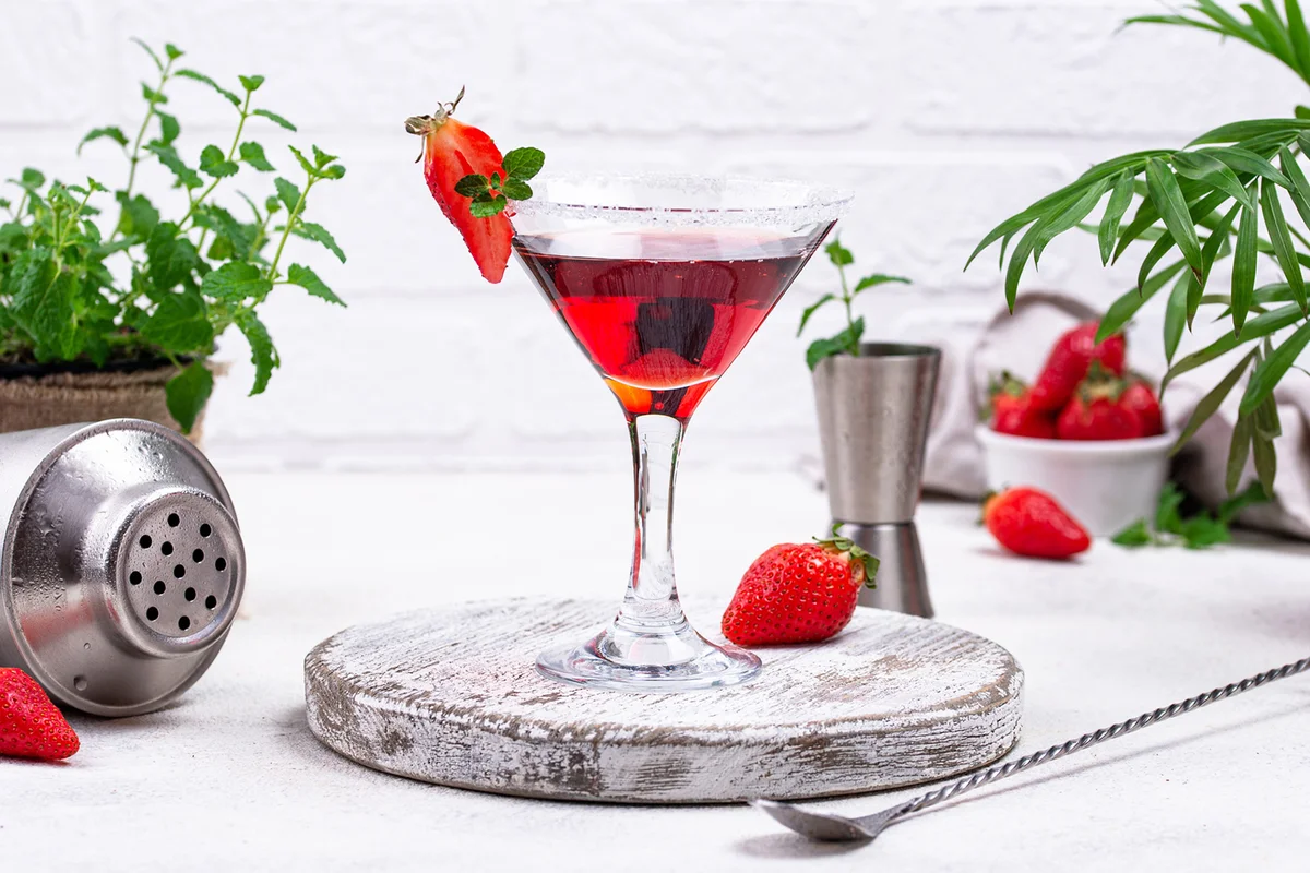 Strawberry Daiquiri Made With Vodka