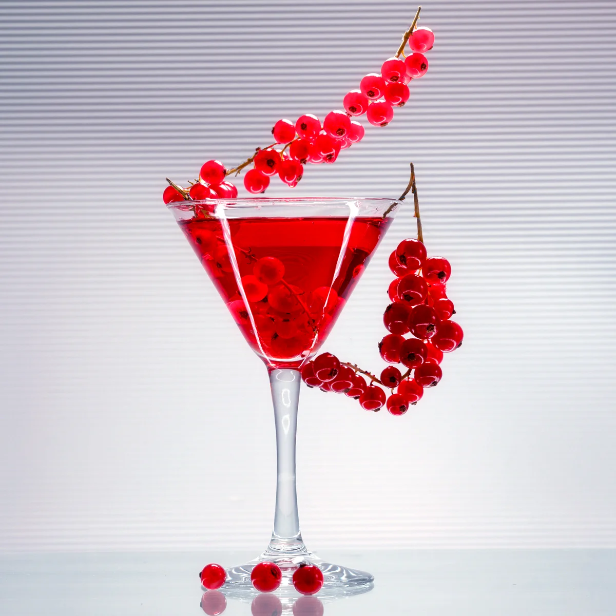 Red Currant Lychee Martini