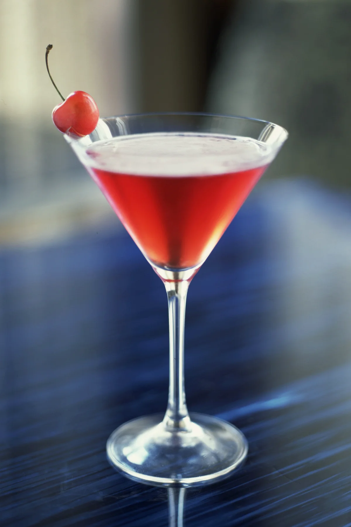 Martini with cherry