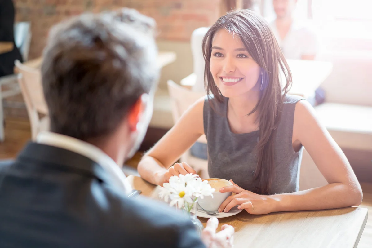 couple having a no stress blind date