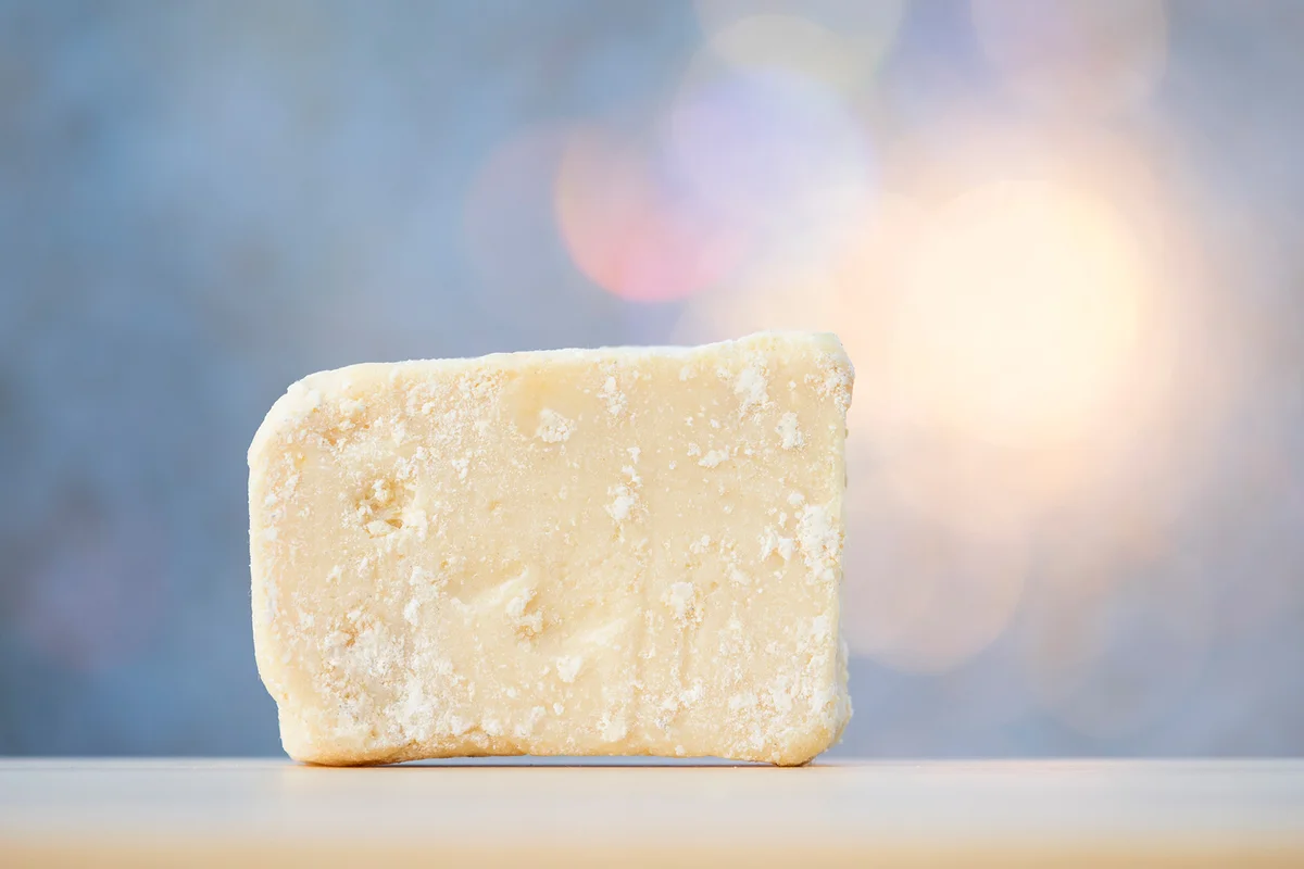Piece of homemade soap