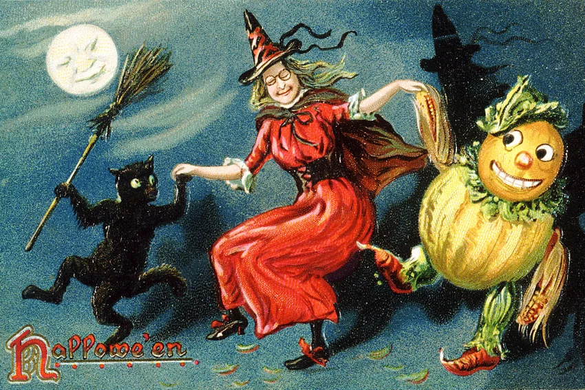 Hallowe'en Postcard