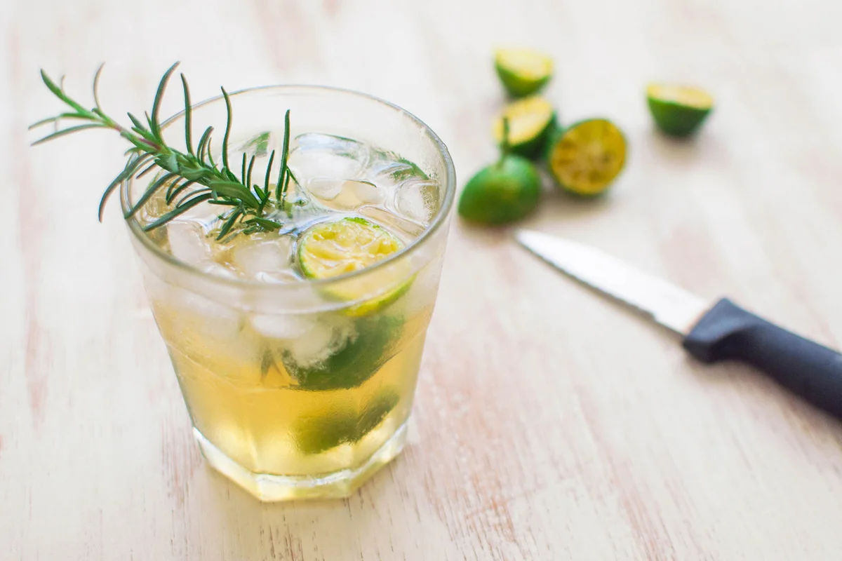 Rosemary Vodka Limeade Refresher