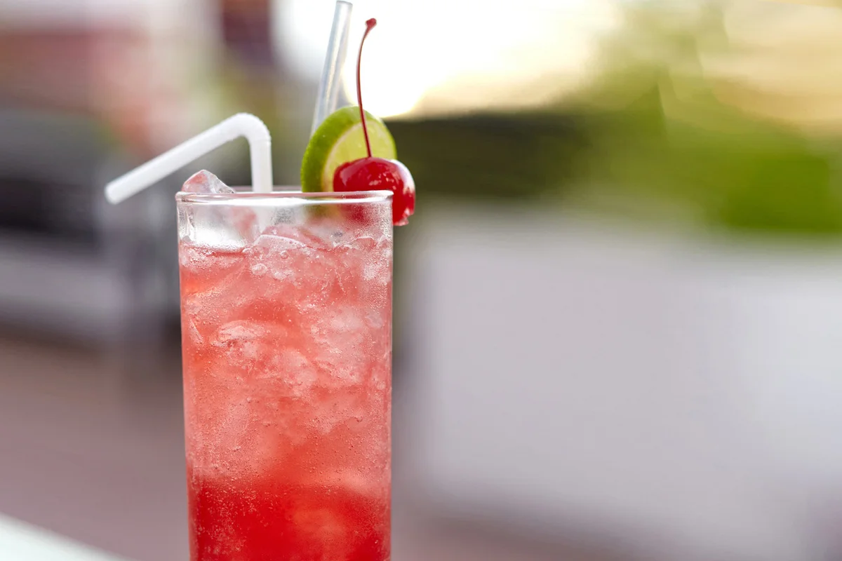 Cherry Vodka Limeade Highball