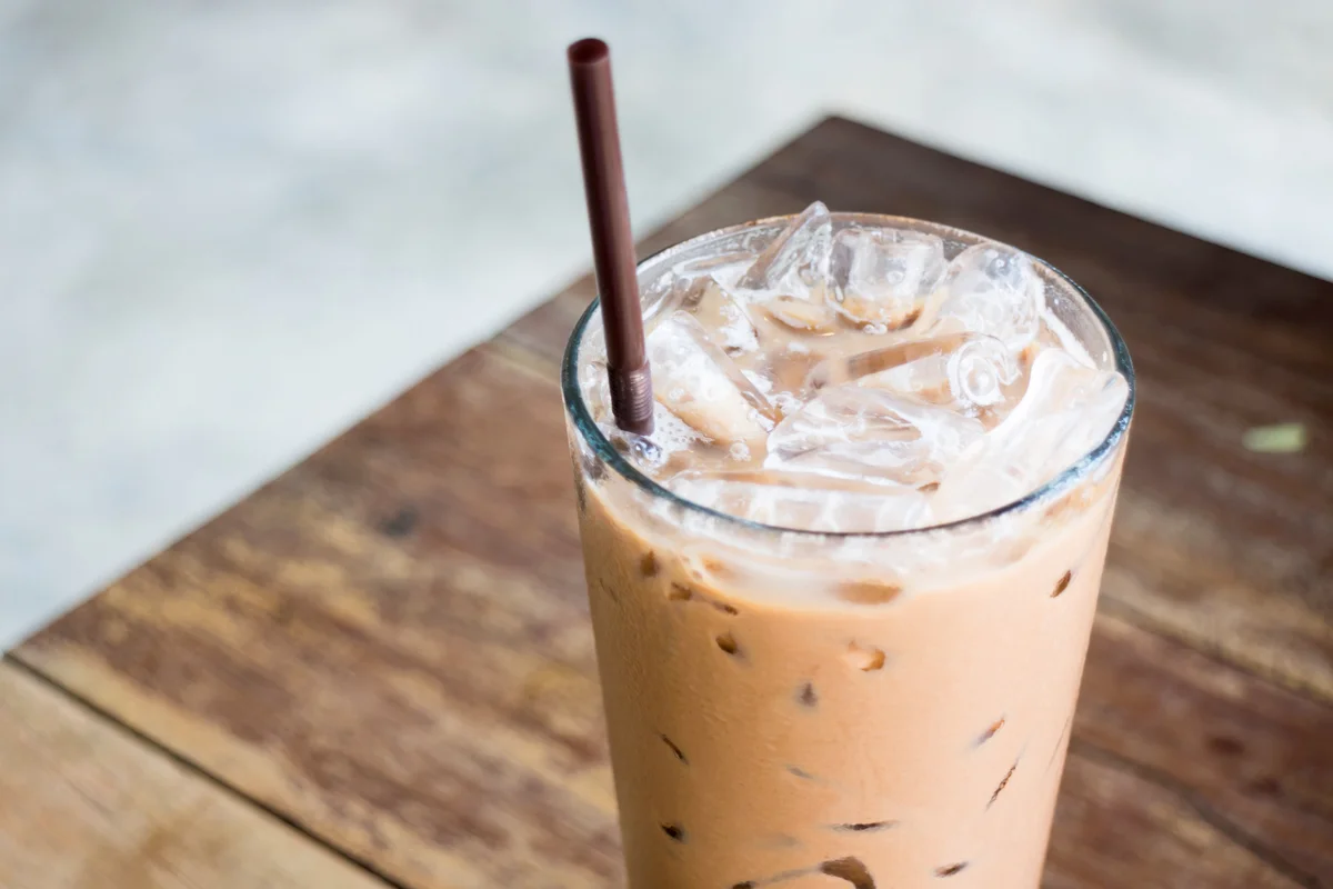 Iced Coffee on table