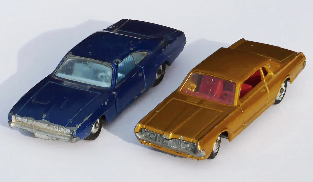 Matchbox Mercury Cougar and Dodge Charger