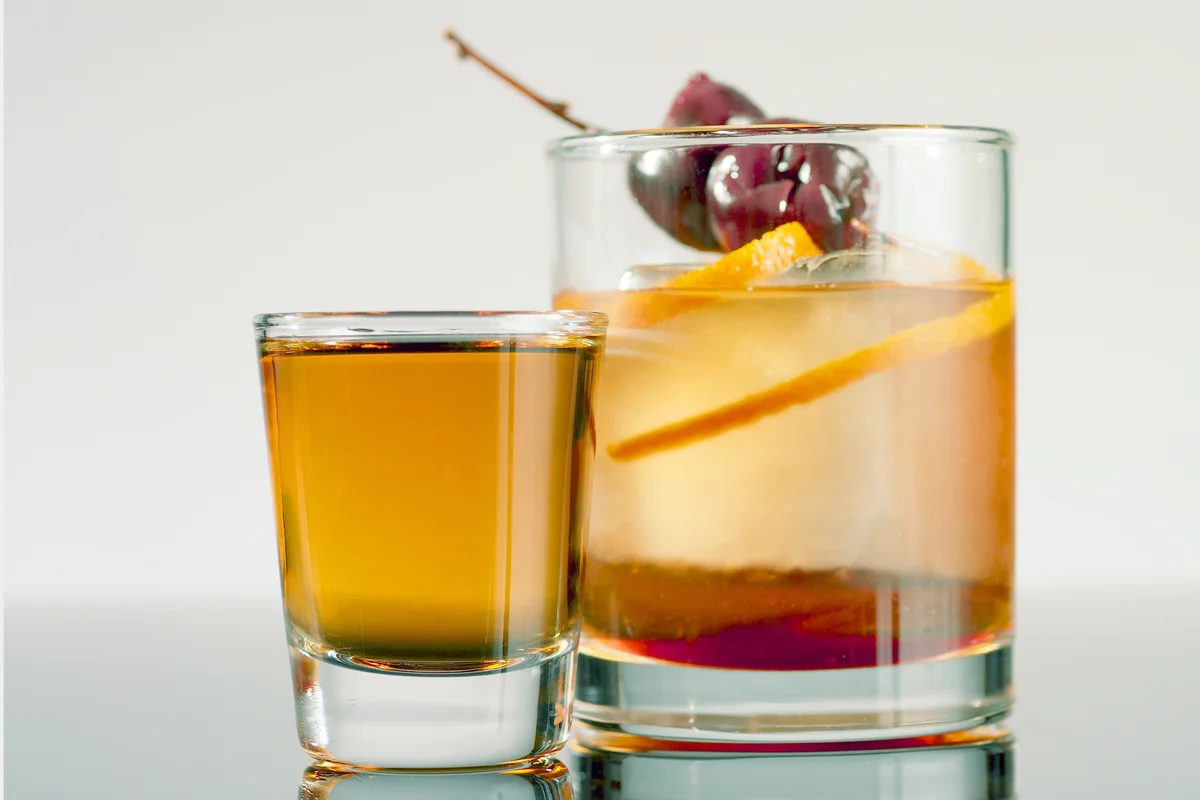 Cocktail on a table