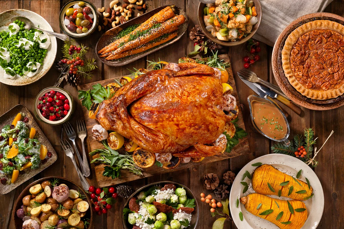 Thanksgiving Buffet Table