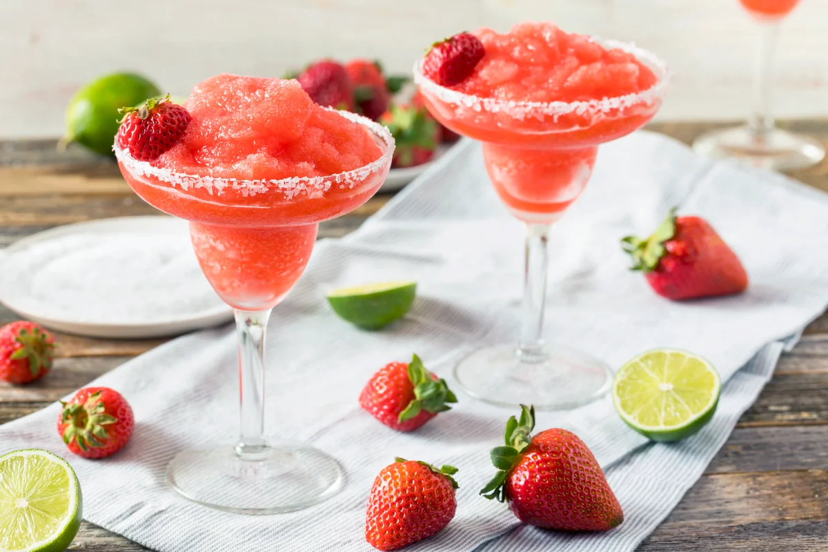 Red Frozen Strawberry Daiquiri
