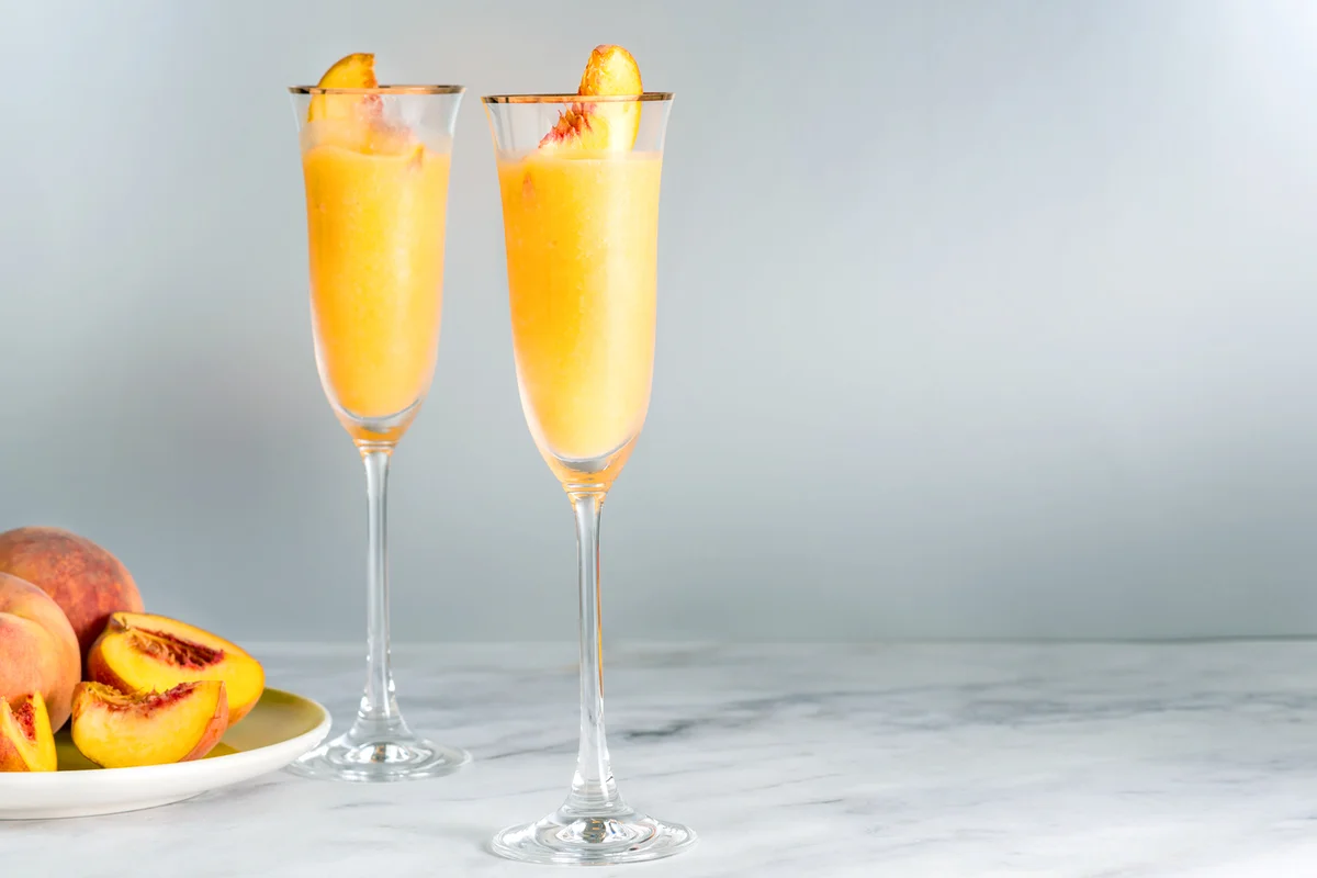 Frozen Peach Bellini