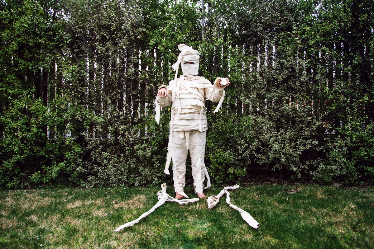 Home made Egyptian mummy costume