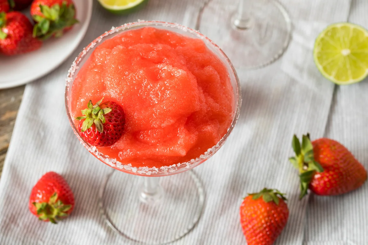 Blended Strawberry Margarita