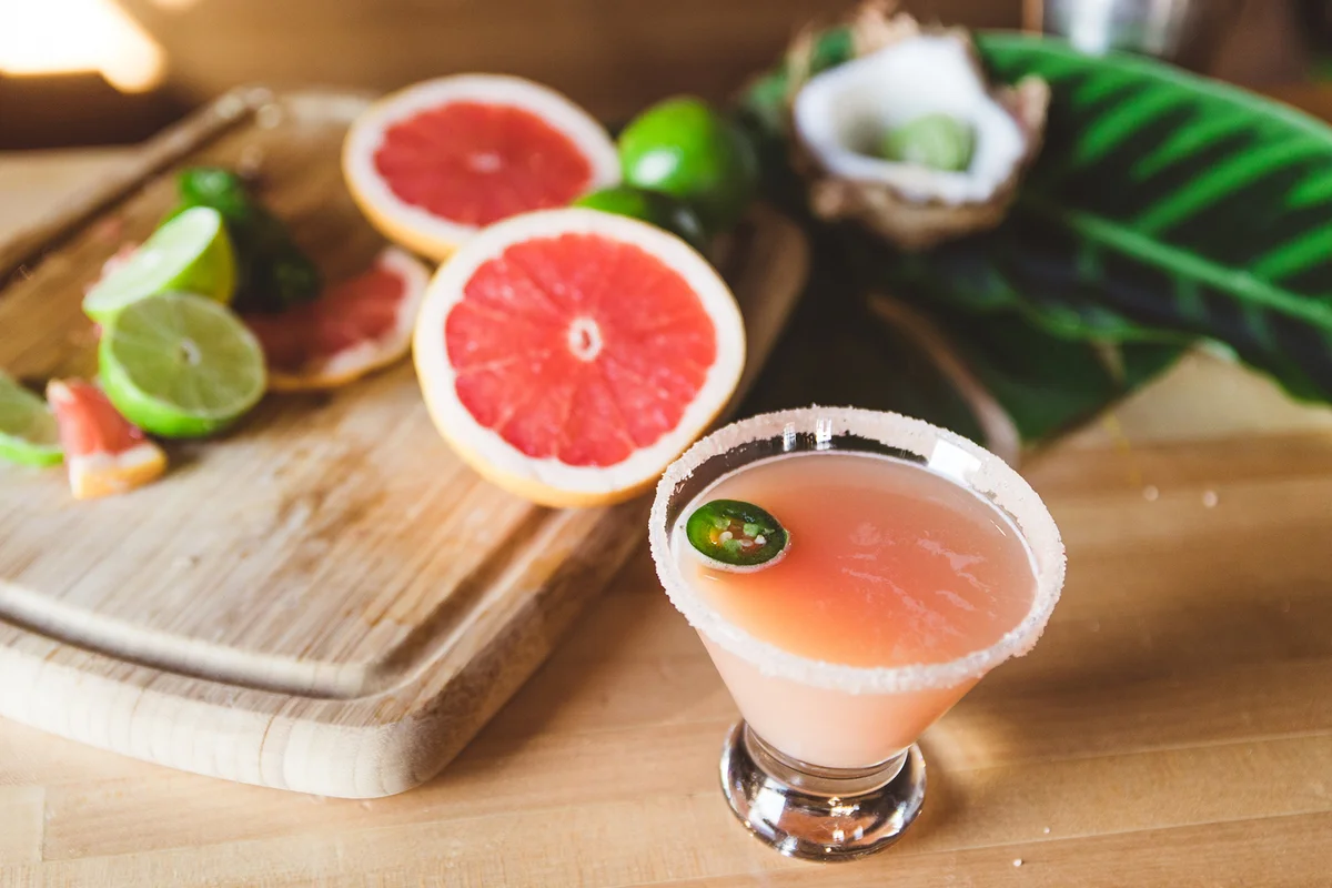 Spicy Grapefruit Margarita