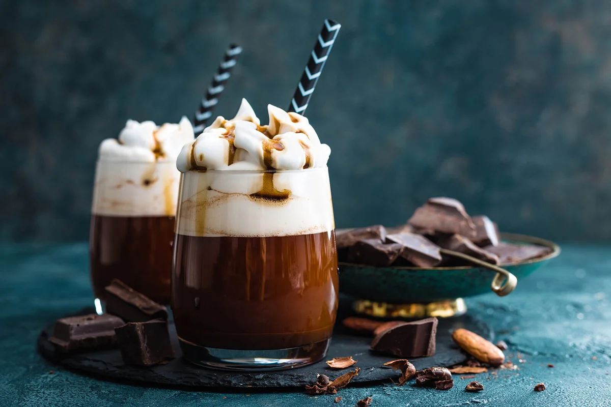 Chocolate Mudslide with whipped cream