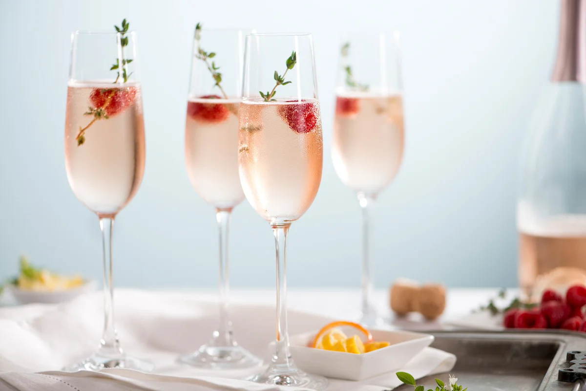 Thymely Raspberry Mimosa