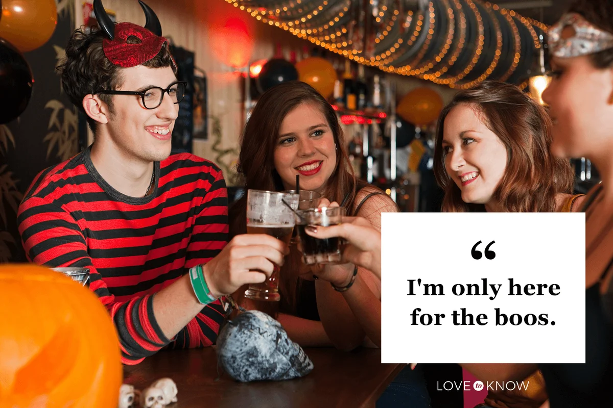 Creative Halloween Drink Caption
