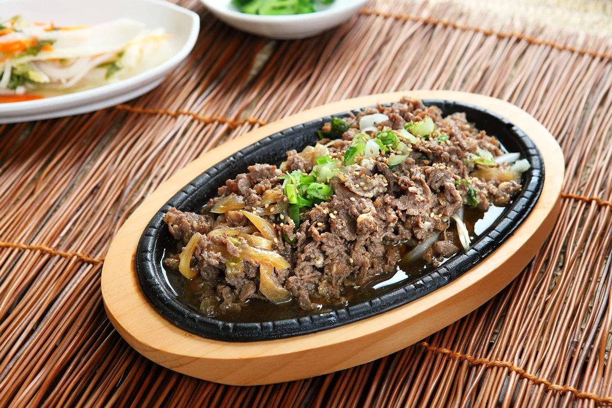 Korean dish BBQ bulgogi