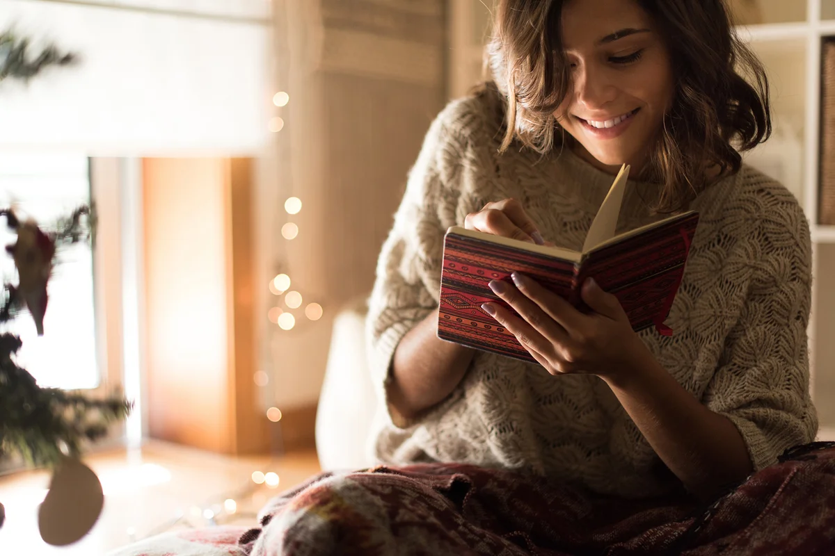 Young Woman Looking Schedule