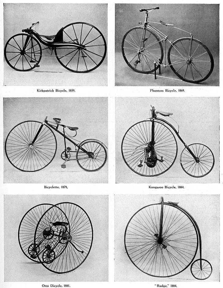 The evolution of the bicycle, 19th century