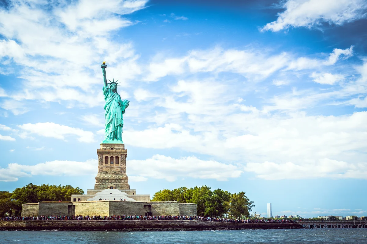 Statue of Liberty on Ellis Island