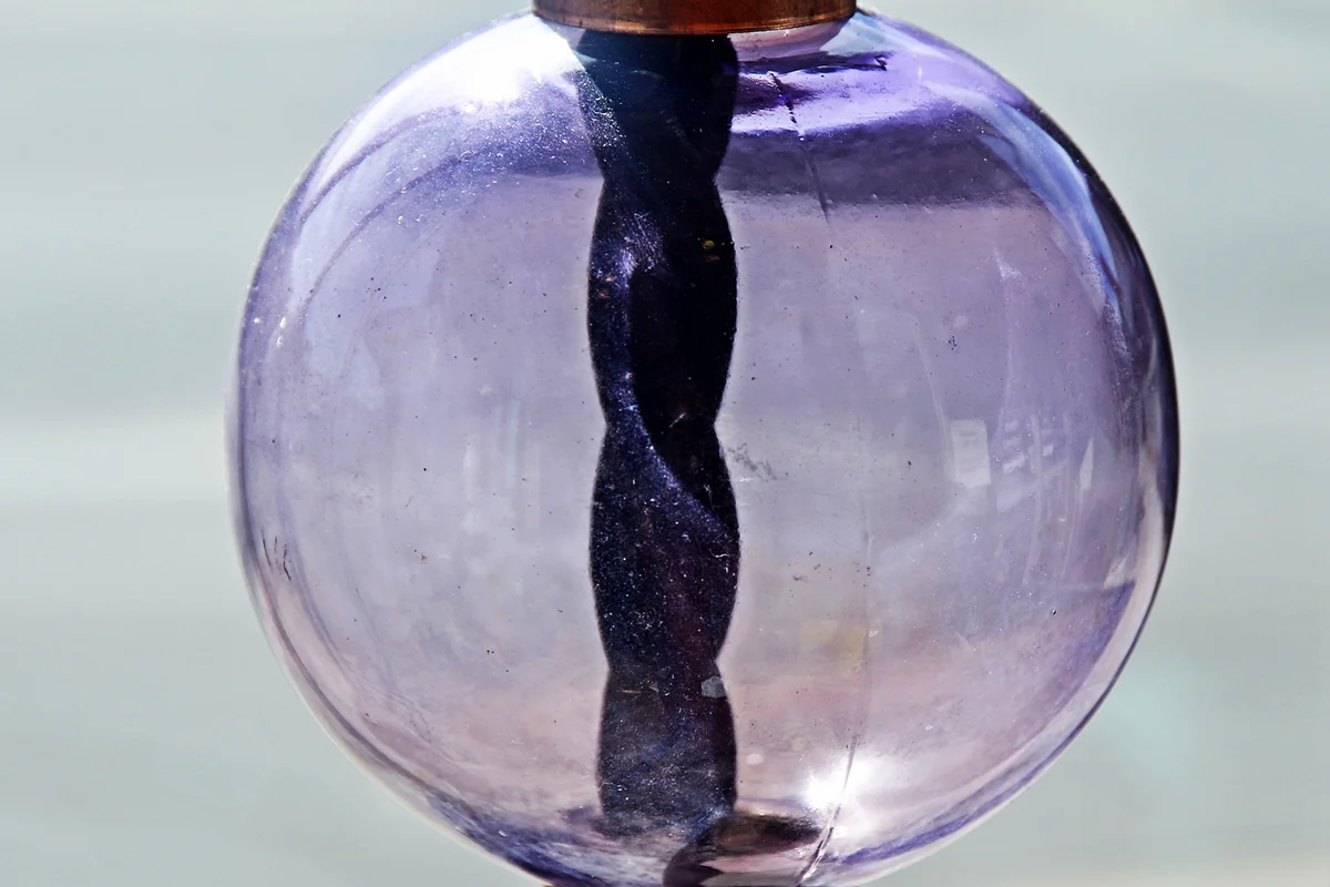 Vintage Glass Insulator used on old lighting rods