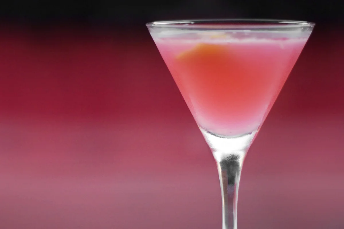 Pink Cider Mocktail Martini