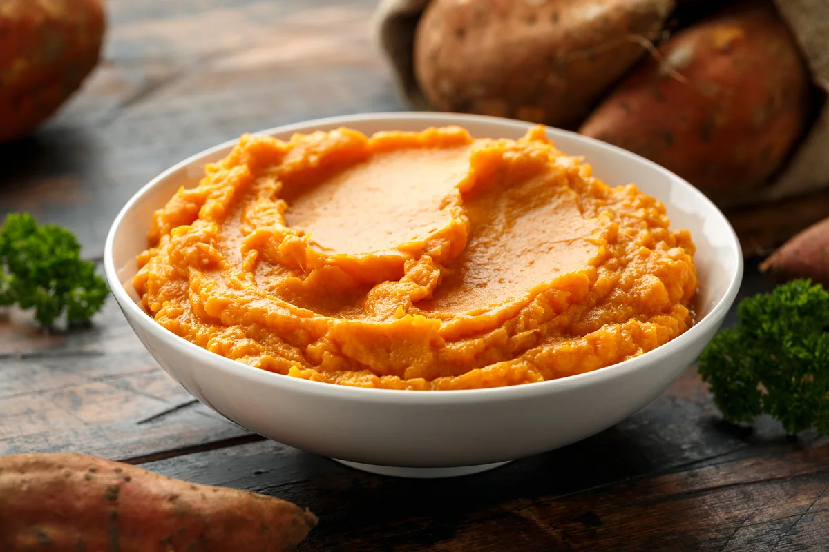 savory mashed sweet potatoes
