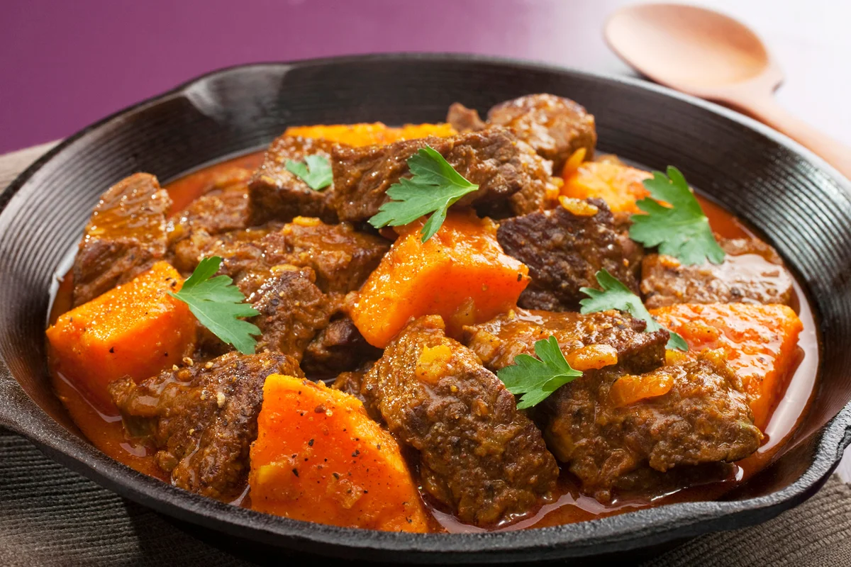 Beef Stew with Sweet Potatoes