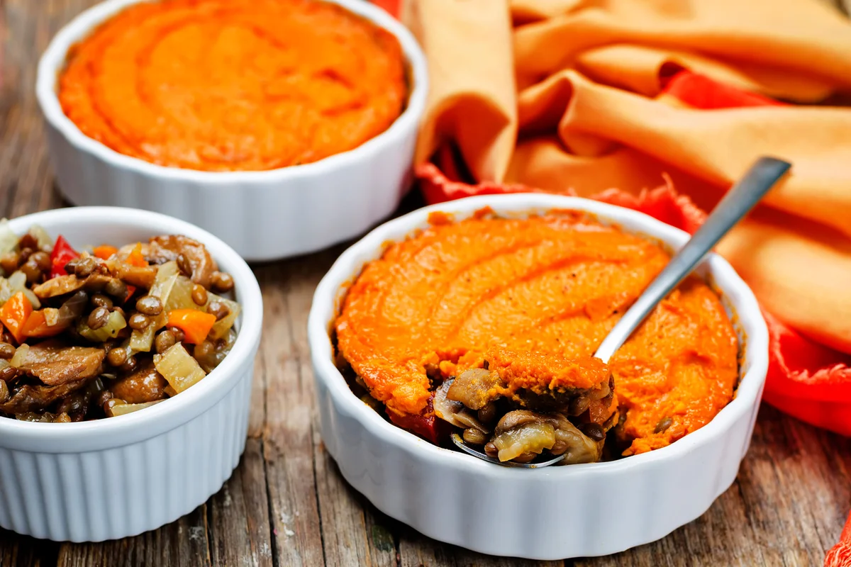 Sweet Potato-Topped Shepherd's Pie