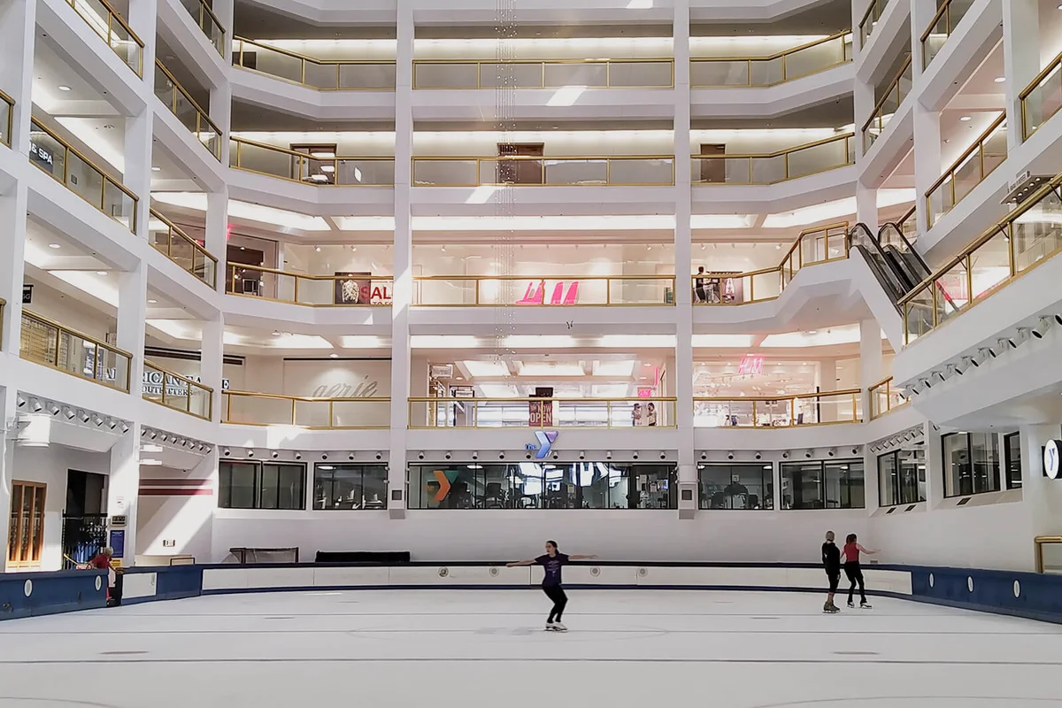 Easterly view of the Dimond Center ice rink