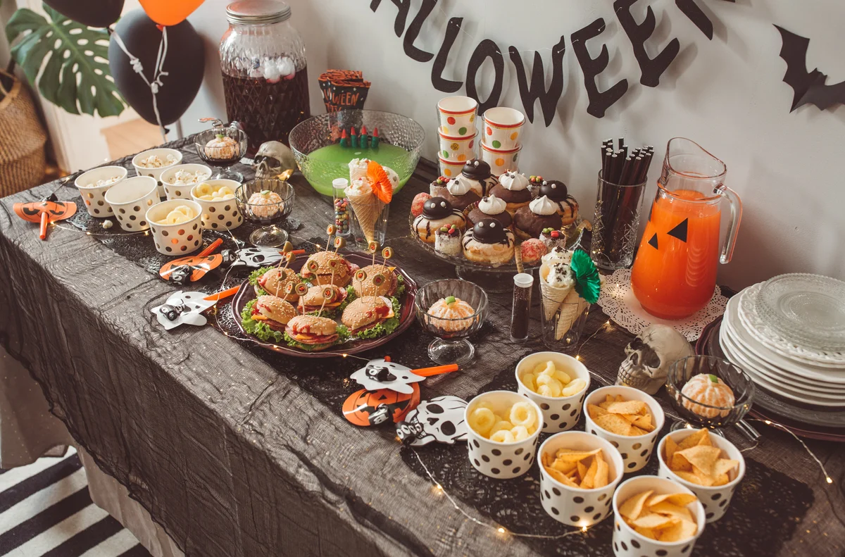 halloween appetizer buffet
