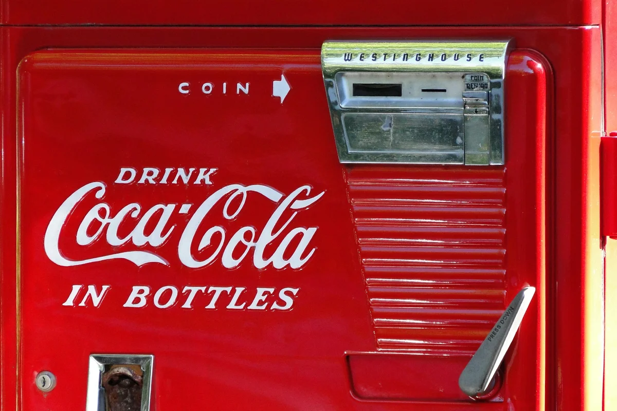 Vintage Coca-Cola machine