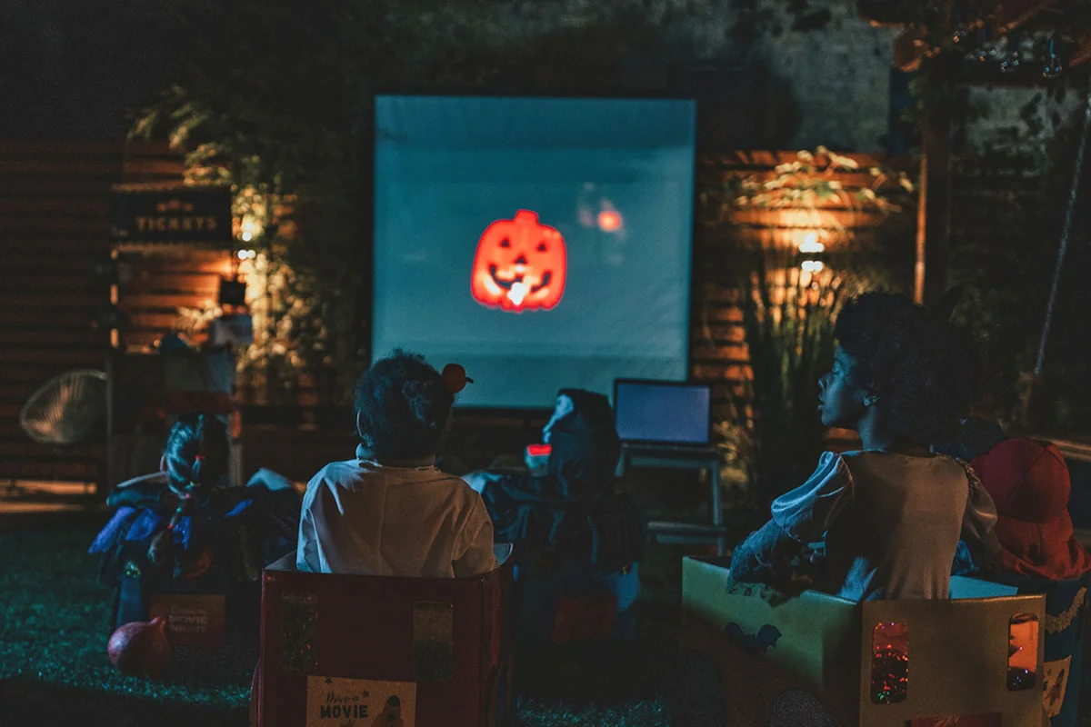 halloween movie outside
