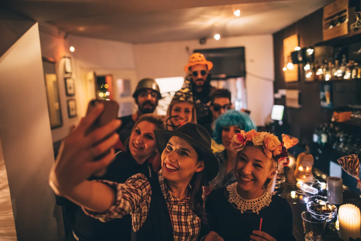 adult halloween costume party