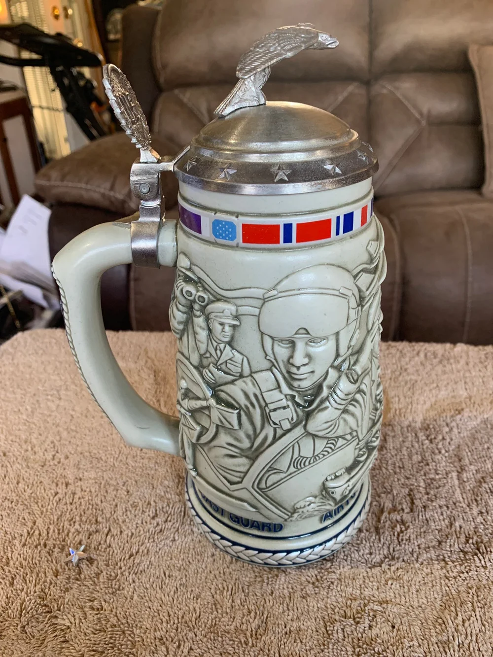 Avon Fine Collectibles Tribute to the American Armed Forces Stein