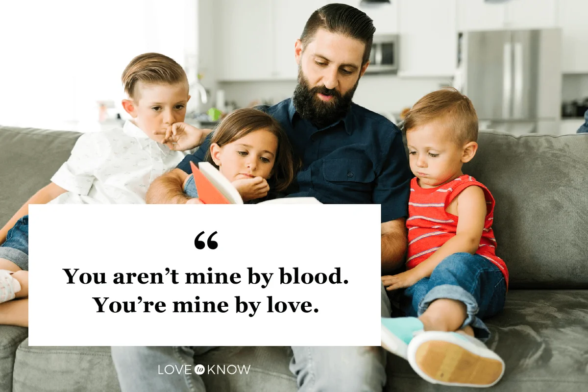 Father with his three children