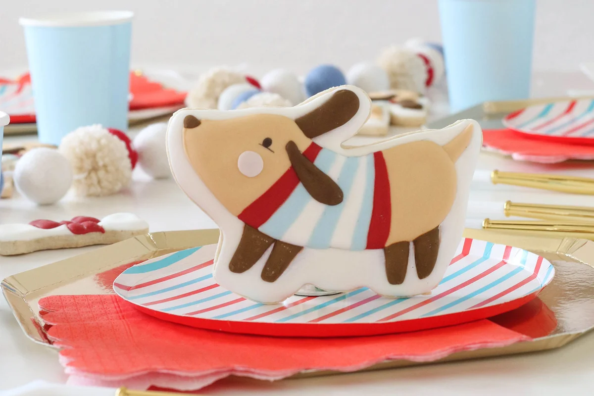 puppy party cookie